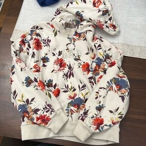 Girls Gap floral hoodie
